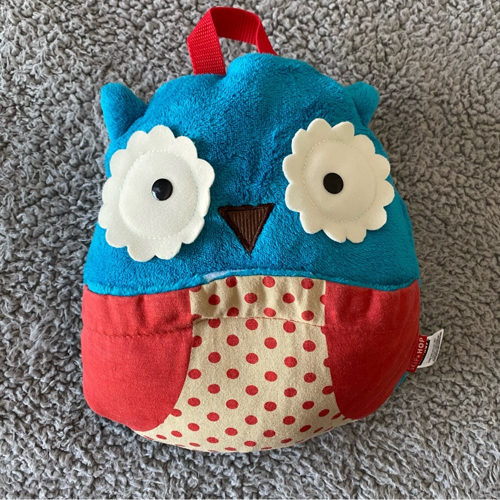 Skip Hop Zoo Travel Blanket Owl Blue